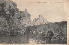 72 Fresnay-Sur-Sarthe. La Sarthe, at the foot of the ramparts. 3280