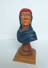 Figurine Peinte Gamme AQUILA- BUSTE Vieil Apache XIX siècle