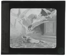 Tarcisius de Rome, Italie, dessin, photo plaque de verre, positif 8,5x10 cm