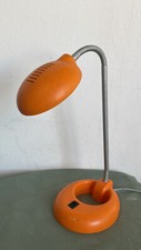 Lampe Massive Vintage en Métal Et Plastique Orange Vintage