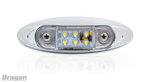 24v blanc chrome led - blanc,