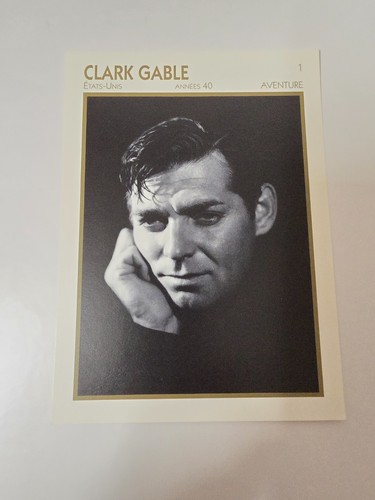 Carte fiche acteur edition - carte,