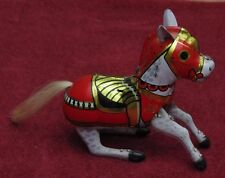 GORGEOUS ANTIQUE Mechanical Horse Winding Toy 