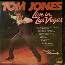 Tom Jones - Live In Las Vegas / VG+ / LP, Album