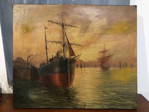 Jolie peinture sur - sur, "