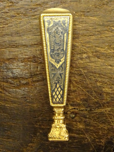 Ancien sceau tampon acier - tampon,