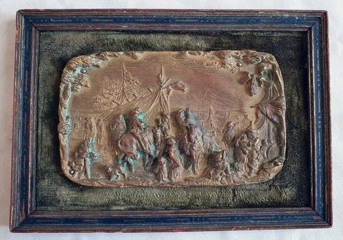 Ancien tableau plaque - ancien, en