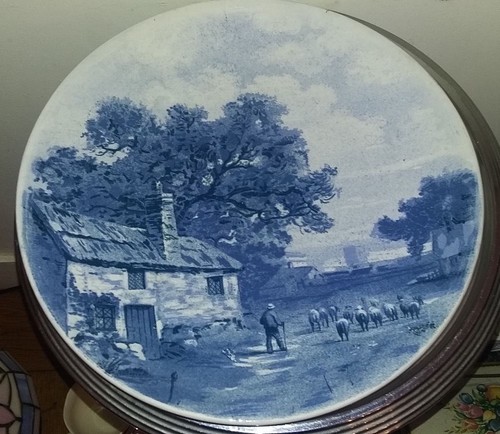 Ancien grand plat assiette - , bfk