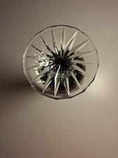 vase en crital taillé-