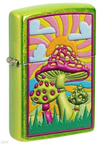 Zippo mushroom design - zippo, ★