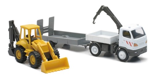 Camion remorque avec - remorque,