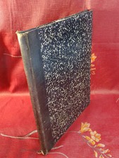 Tableau de dépenses journalières du XIXe 19e Typographie Bulot-Salkin