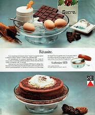 1977 Advertising 0822 Seb Ice Cream Sorbet Maker Home One Success