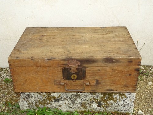 Ancienne valise bois - -ancienne,