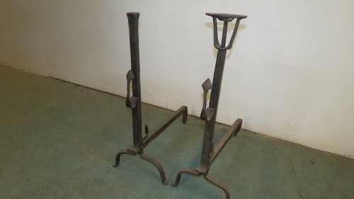 Ancienne paires landiers - de,