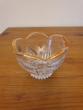 Beau bougeoir fleur en cristal
