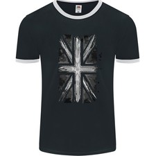 Union Jack Drapeau Go Britannique UK Grande-Bretagne Hommes Ringer Fotl