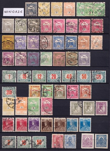Lot timbres anciens - de,