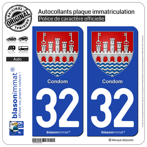 Sticker autocollant plaque - 2,