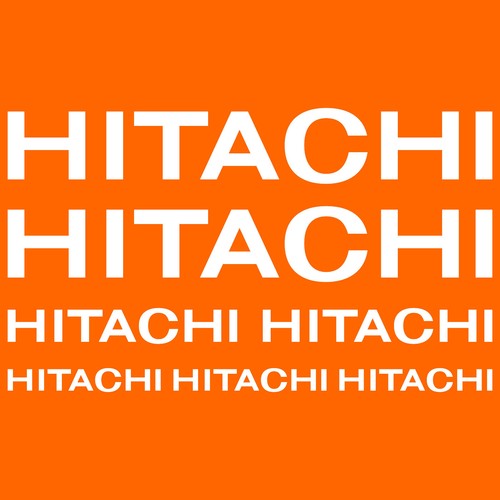 Hitachi autocollant sticker - hitachi,