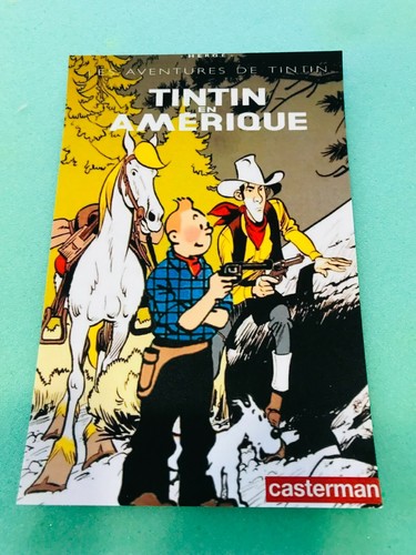 Carte postale 15x10 tintin - postale, en