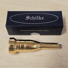 Genuine Schilke Heavyweight Series Gold Regular Trumpet Mouthpiece 15A4a W/Box