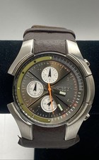 Men's Diesel 46mm WR50M Quartz Chrono Stainless Steel Watch 97g