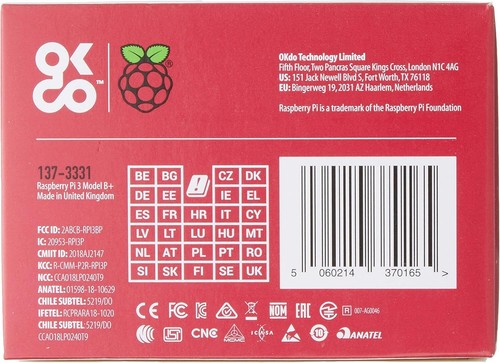 Raspberry modèle - modèle, b