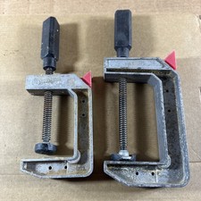 Wolfcraft 3 Inch & 4 inch Quick Release C Clamp No. 3426 & No. 3424   2 Pc. Set