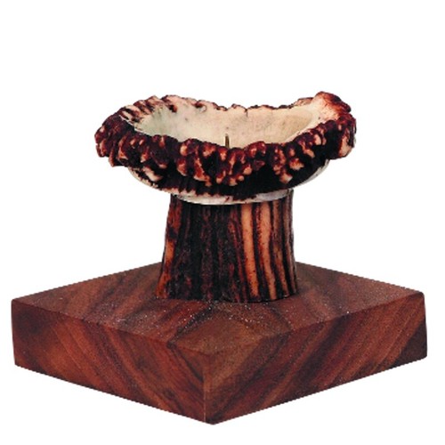 Bougeoir avec vrai - bois, de