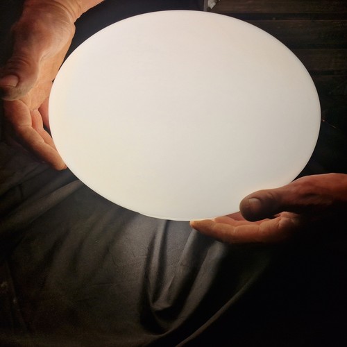 Lampe galet opaline blanc - lampe,