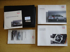 GENUINE AUDI A6 AVANT 2004-2008 OWNERS MANUAL HANDBOOK WALLET PACK E-636