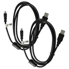 2x Câble de données USB pour Nikon Coolpix K10D K100D L1 L10 K110D L100 150cm