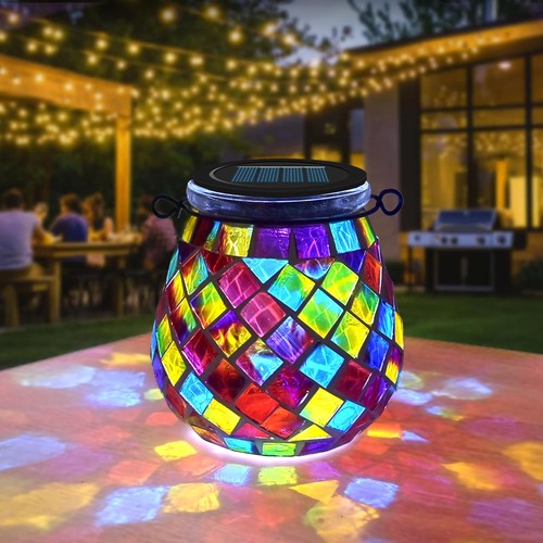 Lampe solaire mosaïque - en,