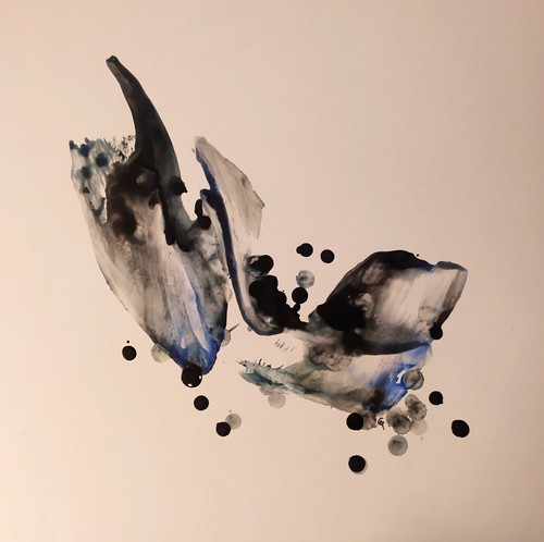 Tableau art abstrait cire - abstrait,
