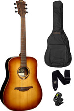 GUITARE FOLK DREADNOUGHT BROWN SHADOW LAG TRAMONTANE T118D-BRS + ACCESSOIRES