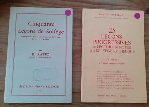 Lot livres de solfège - 2,