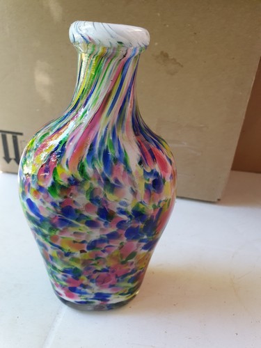 Flacon vase verre soufflé - ou,