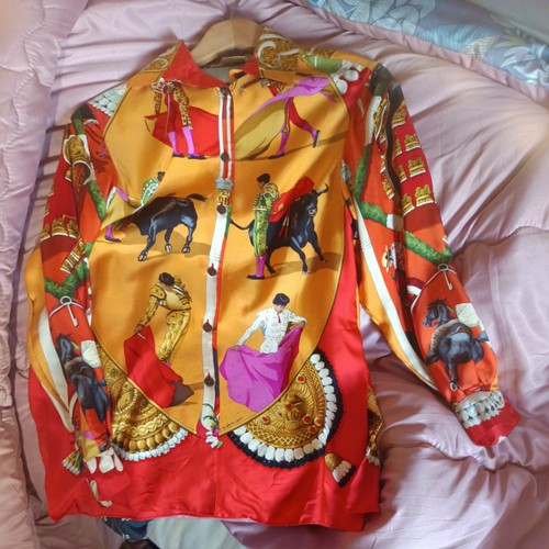 Chemise hermès soie - chemise,