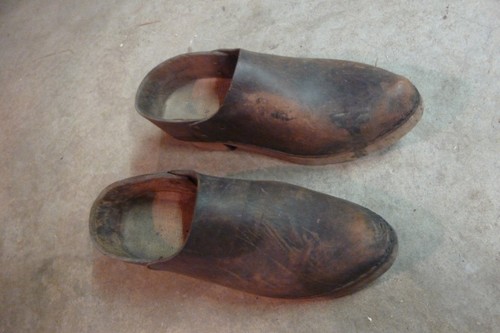 Paire sabots anciens - paire, de