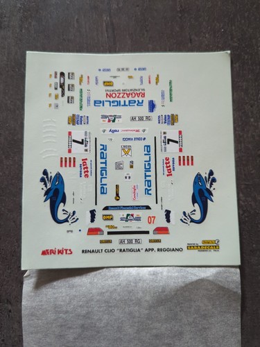 Renault clio williams - williams, decalc