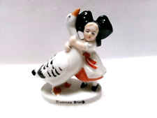 Antique ceramic "Alsatian" toothpick holder (Georges Bruck)