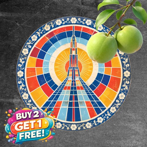 Vibrant concentric geometrics - vibrant,