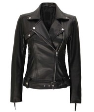 Veste moto motard noire en