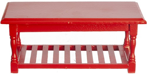 Table basse rouge avec - table,