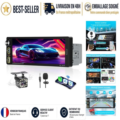 Autoradio din bluetooth - 1,