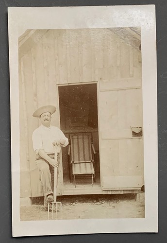 Carte photo ancienne - photo, homme