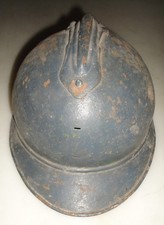Casque helmet WW1 Poilu bleu