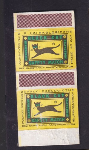 Antique matchbox label poland - antique,