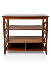Étagère console bois et